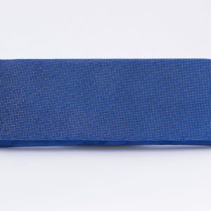 Bolso cartera mujer en piel ante azul