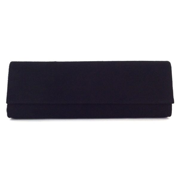 Bolso cartera de mujer en piel ante negro