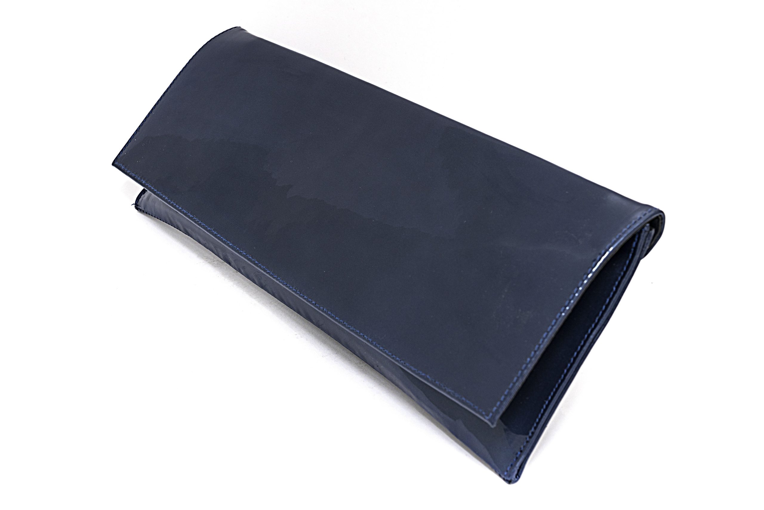 Bolso cartera mujer en piel charol marino: imagen 2