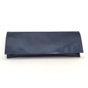 Bolso cartera mujer en piel charol marino