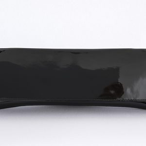 Bolso cartera mujer en piel charol negro