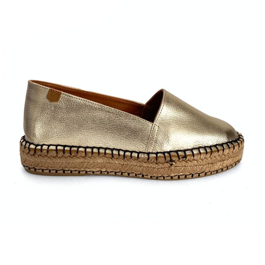 Camping con yute doble para mujer en piel metal cava: imagen 1