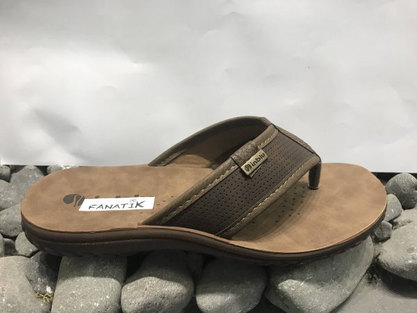 Sandalias de hombre veganas marrón
