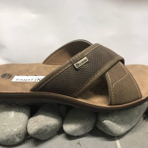 Sandalias de hombre veganas marrón