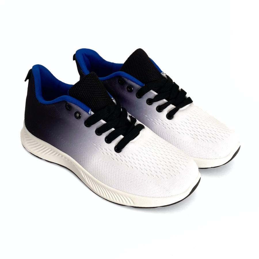 Zapatillas deportivas hombre blanco degradado negro: imagen 2