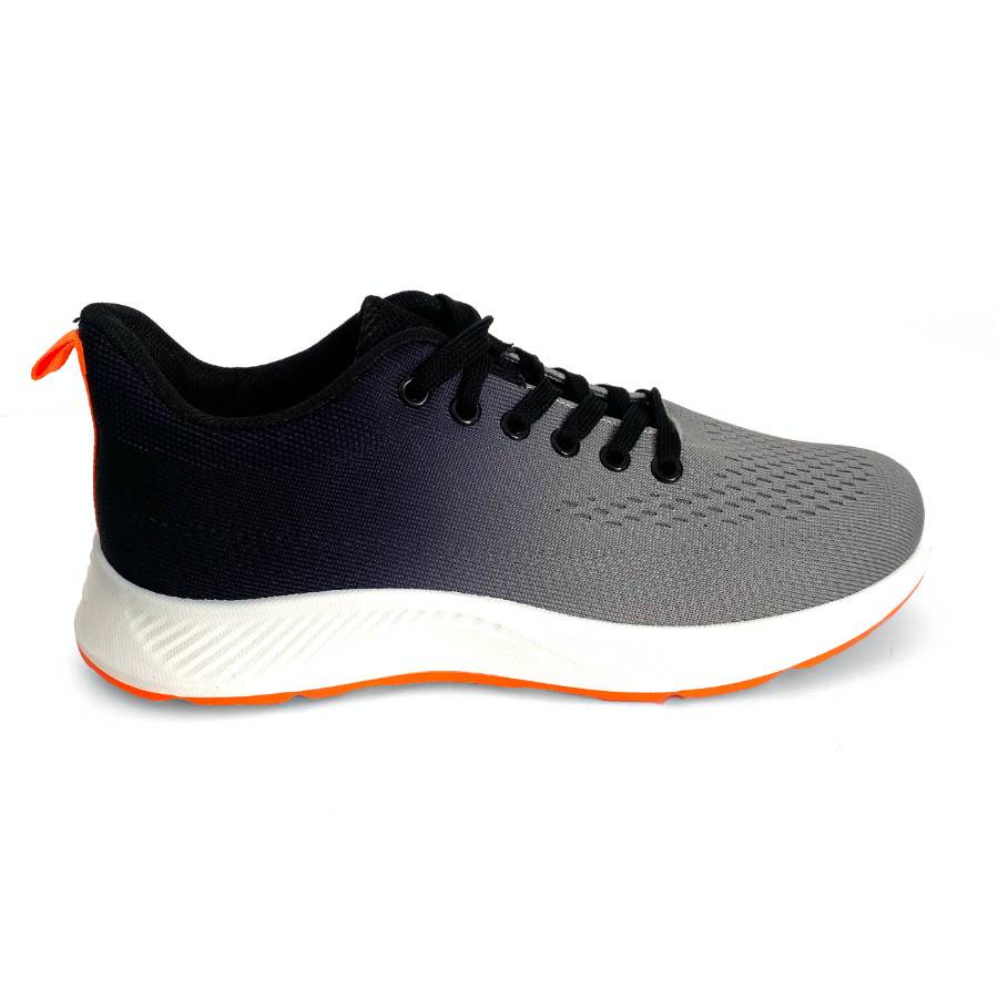 Zapatillas deportivas de hombre gris degradado negro: imagen 1