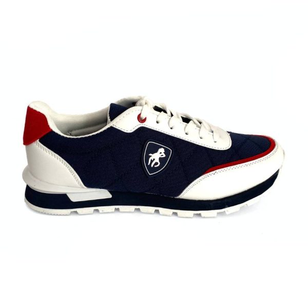 Zapatillas deportivas de hombre en azul marino y blanco