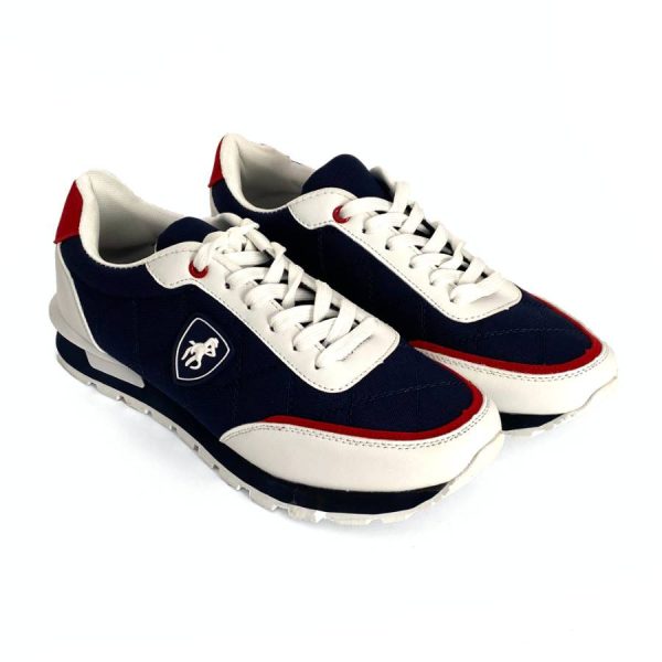 Zapatillas deportivas de hombre en azul marino y blanco