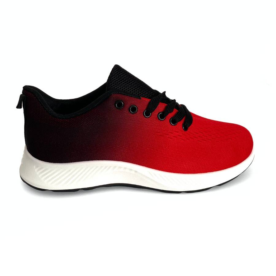Zapatillas deportivas de hombre rojo degradado negro: imagen 1
