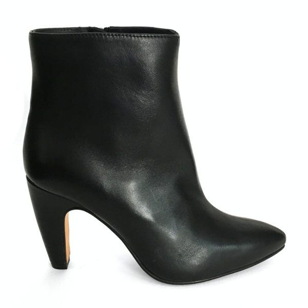 Botines para mujer en piel napa negra