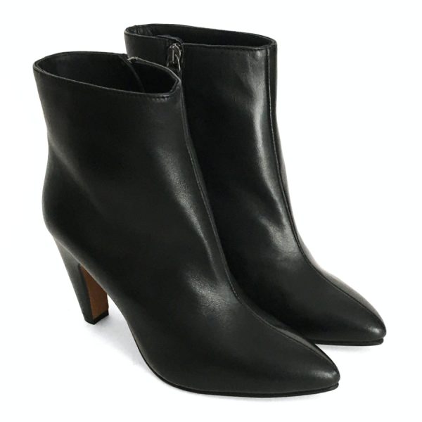 Botines para mujer en piel napa negra