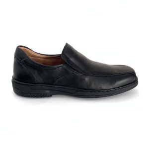 Zapatos ultra confort para hombre en piel negro