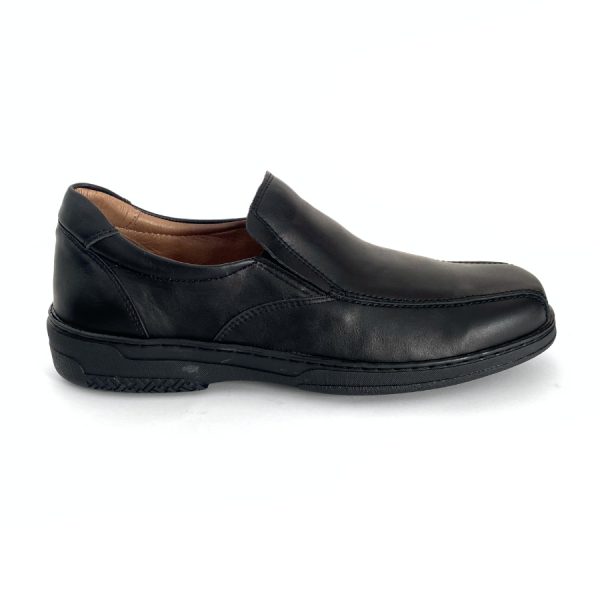 Zapatos ultra confort para hombre en piel negro