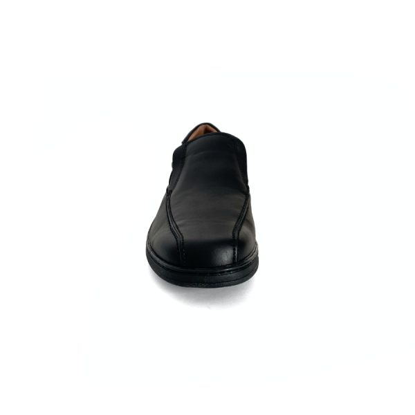 Zapatos ultra confort para hombre en piel negro