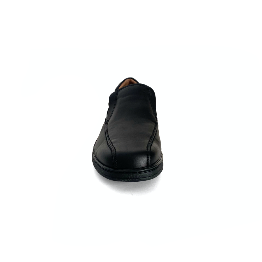 Zapatos ultra confort para hombre en piel negro: imagen 4