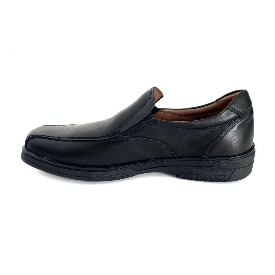 Zapatos ultra confort para hombre en piel negro: imagen 5