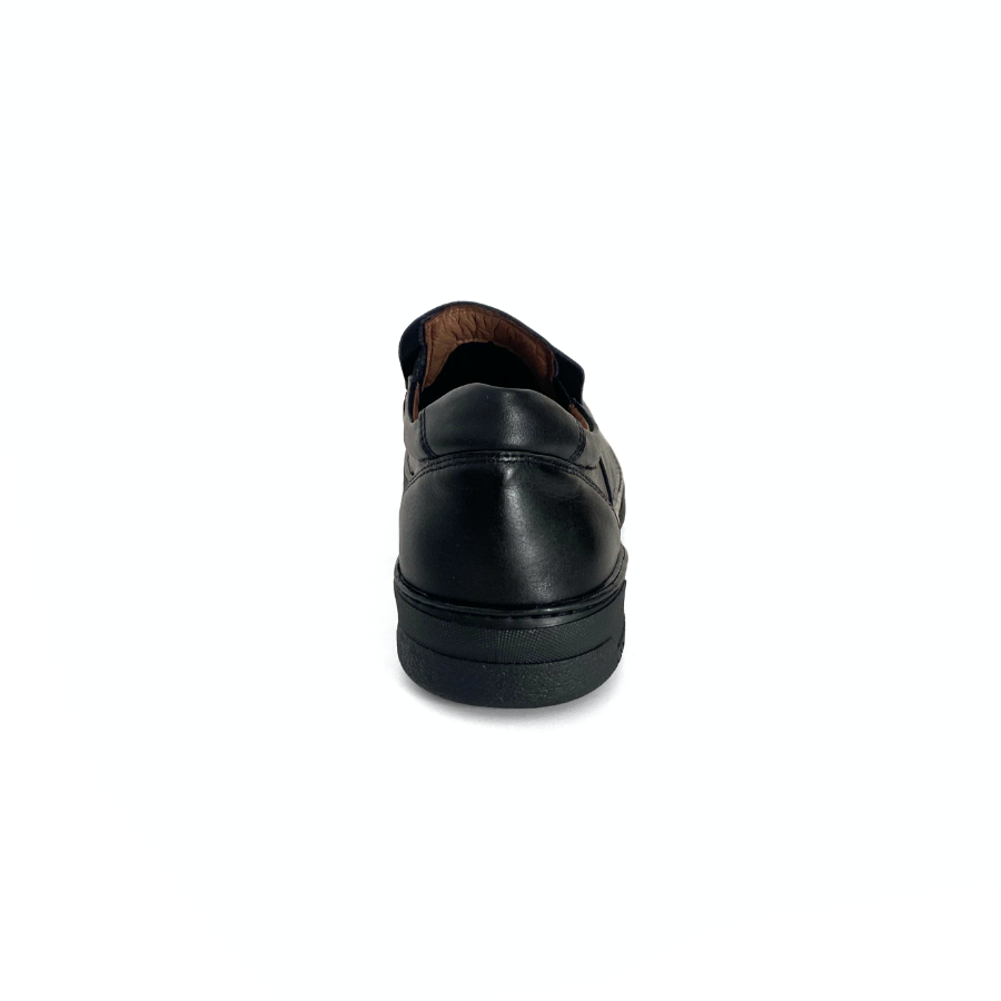 Zapatos ultra confort para hombre en piel negro: imagen 6