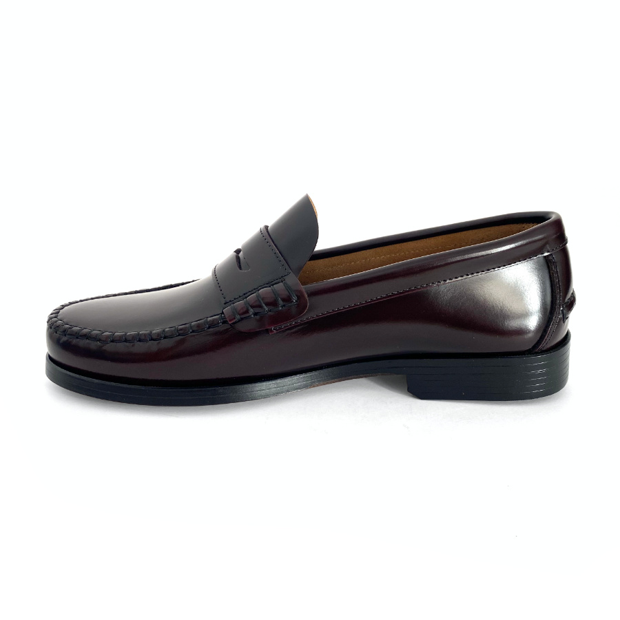 Zapatos castellanos para hombre en piel burdeos: imagen 5